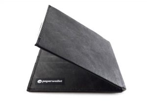 Paperwallet Black Tyvek Clutch Wallet